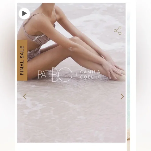 PatBO x Camila Coelho dune Buzios Jersey Bikini - Picture 4 of 14